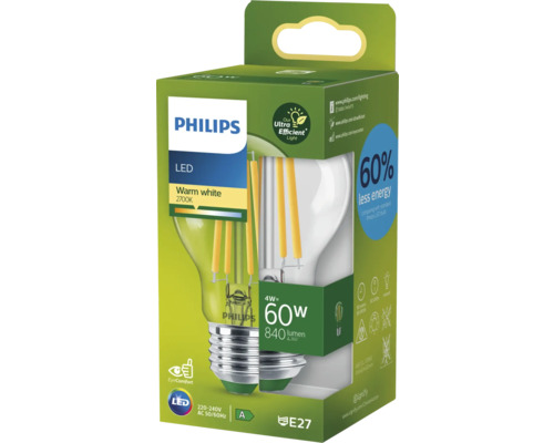 Žiarovka Philips LED teplá biela, 4 W, pätica E27
