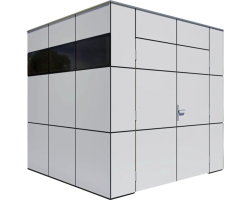 Záhradný domček s oknom a dverami