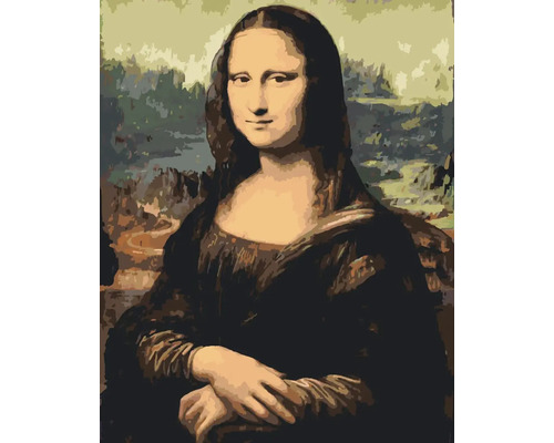 Maľovanie podľa čísel na ráme Mona Lisa 80x100 cm