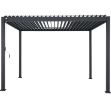 Voľne stojaca pergola s nastaviteľnými lamelami pre záhradu
