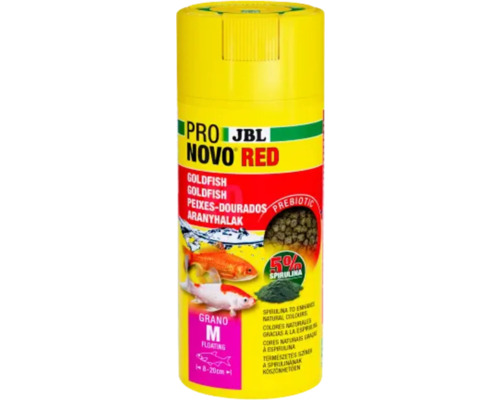 Granulované krmivo klesajúce pre karasy zlaté JBL ProNovo Red Grano M, 250 ml CLICK Granulované krmivo klesajúce pre karasy zlaté JBL ProNovo Red Grano M, 250 ml CLICK
