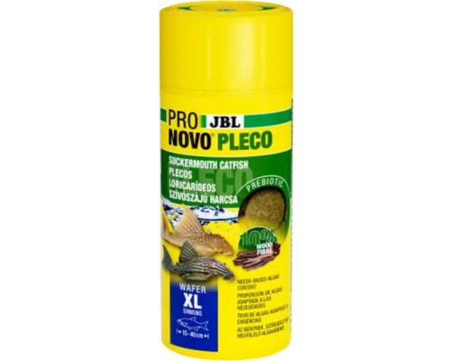 Krmivo pre bylinožravé prísavníky JBL ProNovo Pleco Wafer XL 250 ml plátky