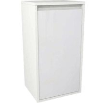 Biela kúpeľňová skrinka na ukladanie