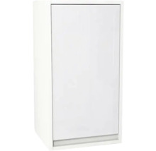 Biela závesná skrinka do kúpeľne