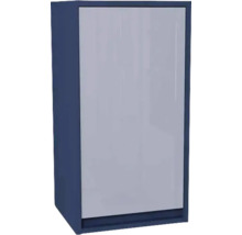 Úzka kúpeľňová skrinka s dvierkami