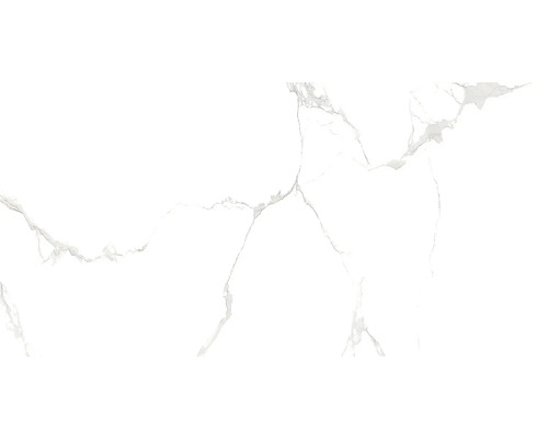 Biela dlaždica s mramorovým vzhľadom