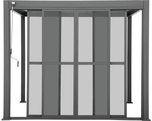 Pergola s ochranou proti vetru