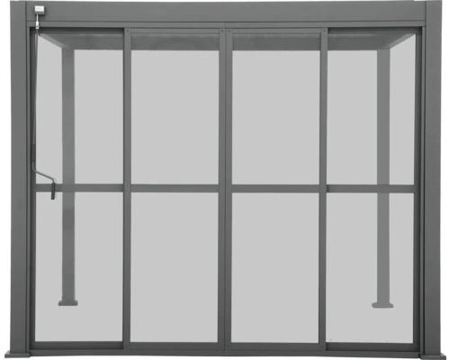 Posuvné dvere Mirador Classic, Deluxe pre pergolu 360 cm čierne