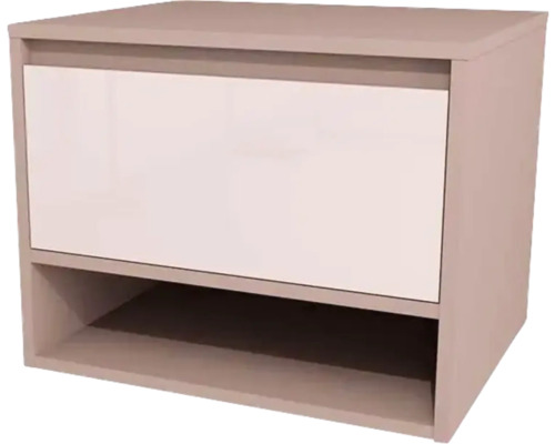 Nočný stolík so zásuvkou a odkladacou priehradkou