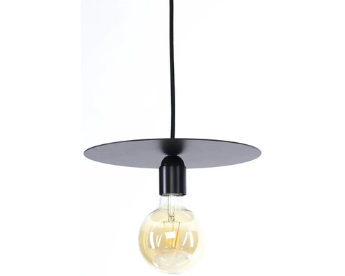 Závesné svietidlo s okrúhlym diskom a žiarovkou