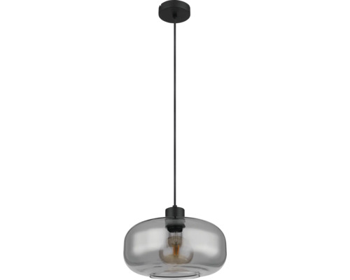 Závesné svietidlo so skleneným tienidlom a žiarovkou