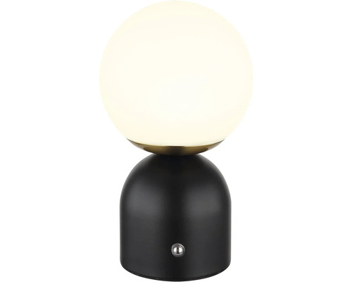 Stolná lampa s guľovitým tienidlom