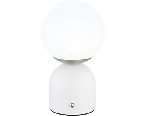 Stolná lampa s guľovitým tienidlom