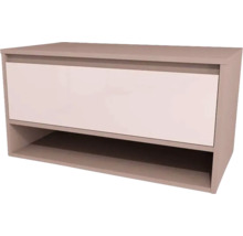 Komoda so zásuvkou a otvorenou priehradkou