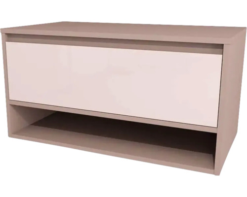 Komoda so zásuvkou a otvorenou priehradkou