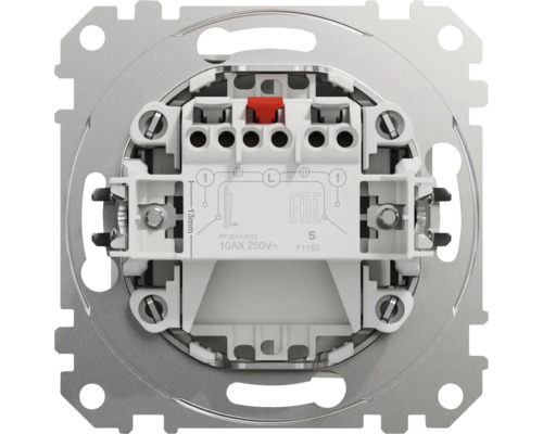 Detailný pohľad na spínač s technickými informáciami a pripojeniami