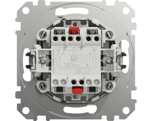 Detailný pohľad na spínač s elektronickými prípojkami