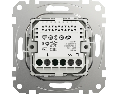 Pohľad zozadu na stmievač pre sortiment e-shopu Hornbach.