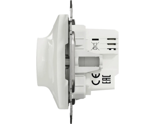 Bočný pohľad na vypínač svetla