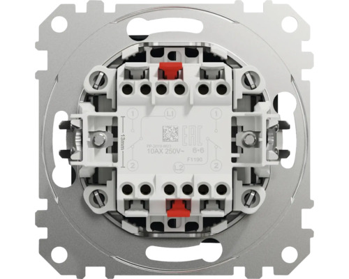 Zadná strana vypínača svetla s konektormi