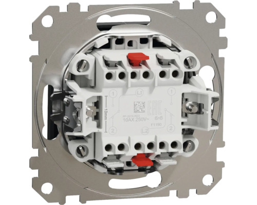 Zadná strana spínača so svorkami pre elektrické vedenie