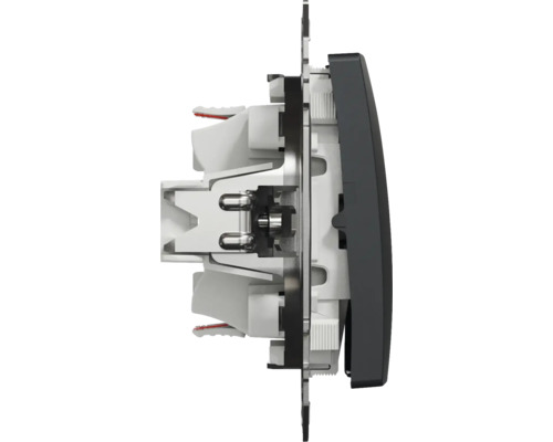 Bočný pohľad na spínač na ovládanie osvetlenia