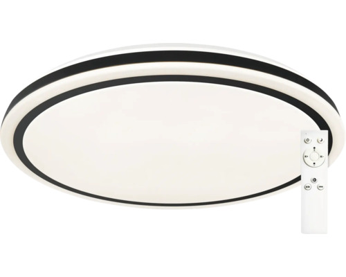 LED stropné svietidlo Top Light Onyx KM RC 51W 5100lm 3000-6500K čierne/biele s diaľkovým ovládaním