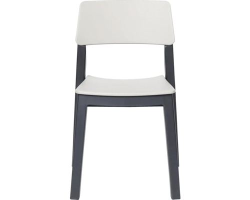 Stolička s plastovým rámom a sedadlom