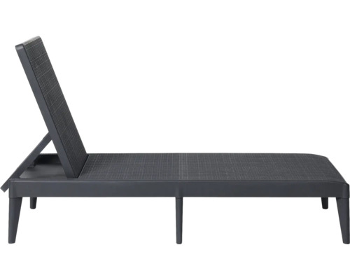 Záhradné ležadlo z kovu s nastaviteľným operadlom