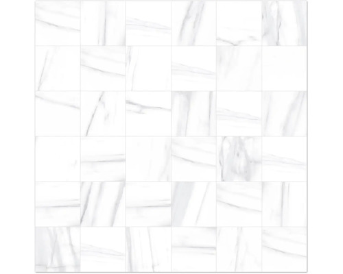 Dlaždice s mramorovým vzhľadom, štvorcovo usporiadané