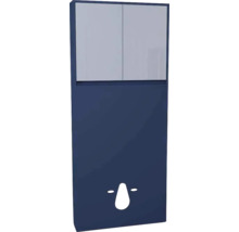 Modrá skrinka na dávkovač s dvomi dvierkami