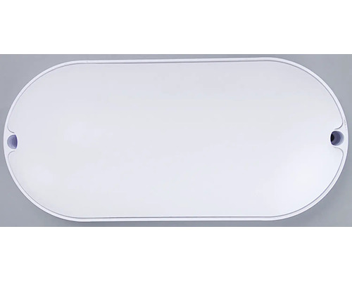 Biele krytie vane oválneho tvaru