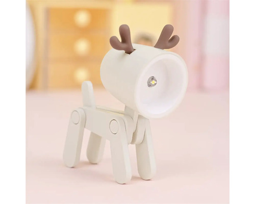 Dekoratívna stolná lampa v tvare soba