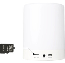 Lampa s Micro SD a AUX konektorom a 32 gigabajtovou Micro SD kartou