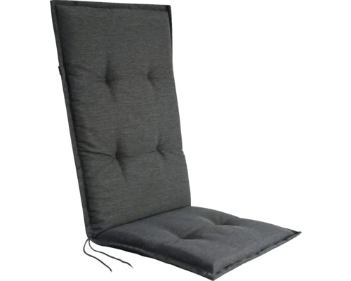 Poduška na kreslo a stoličku s vysokou opierkou 118 x 50 x 6 cm Sun Garden NAXOS HOCH 50318-701 antracitová