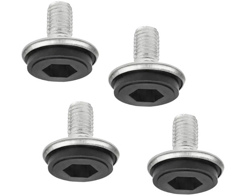 Štyri skrutky s vnútorným šesťhranom a tesnením