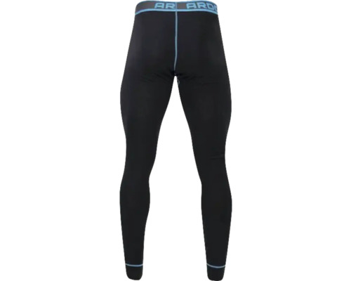 Čierne termo legíny pre mužov