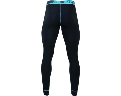 Dlhé čierne funkčné spodky s elastickým pásom