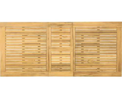 Drevená stolová doska s lamelovým vzorom