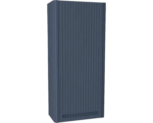Kúpeľňová závesná skrinka Devo Gloria 2.0 modrá 40 x 86 x 21 cm GL2-SW1DLE40-2-F103 Skrinka s roletou a lamelovou štruktúrou
