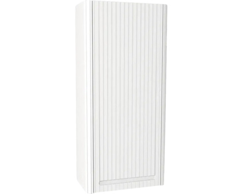 Kúpeľňová závesná skrinka Devo Gloria 2.0 biela matná 40 x 86 x 21 cm GL2-SW1DLE40-2-F83 Biela kúpeľňová skrinka s roletovými dverami