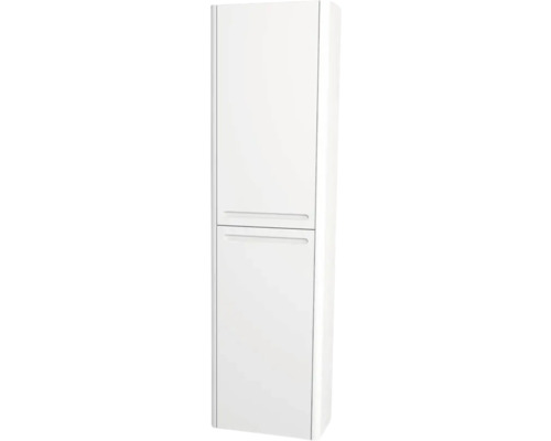 Kúpeľňová skrinka vysoká Devo Gloria 2.0 biela matná 40 x 172 x 33 cm GL2-S2DLE40-1-F83 Biela vysoká kúpeľňová skrinka s dvomi dvierkami