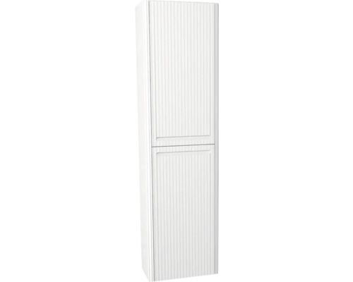 Kúpeľňová skrinka vysoká Devo Gloria 2.0 biela matná 40 x 172 x 33 cm GL2-S2DPR40-2-F83 Biela roletová skriňa s dvomi dvierkami