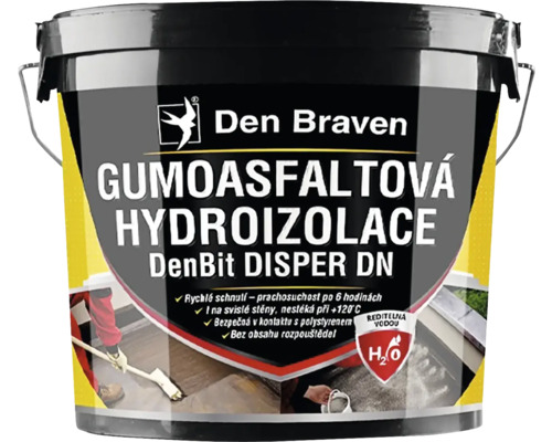 Hydroizolácia gumoasfaltová DEN BRAVEN DenBit DISPER DN 5 kg Hydroizolácia gumoasfaltová DEN BRAVEN DenBit DISPER DN 5 kg