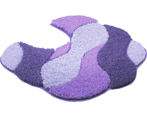 Kúpeľňový koberec s vlnitým dizajnom