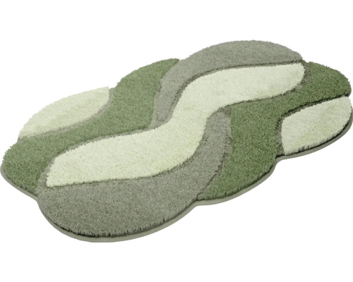 Kúpeľňový koberec s vlnitým vzorom