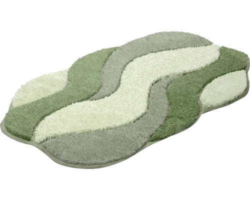 Kúpeľňový koberec s vlnitým dizajnom