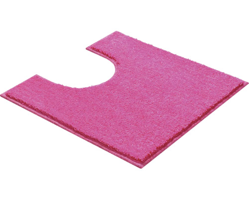 Ružová podložka pred toaletu