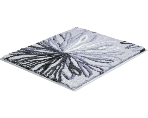 Štvorcový kúpeľňový koberček s kvetinovým vzorom