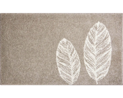 Obdĺžniková kúpeľňová predložka so vzorom listov